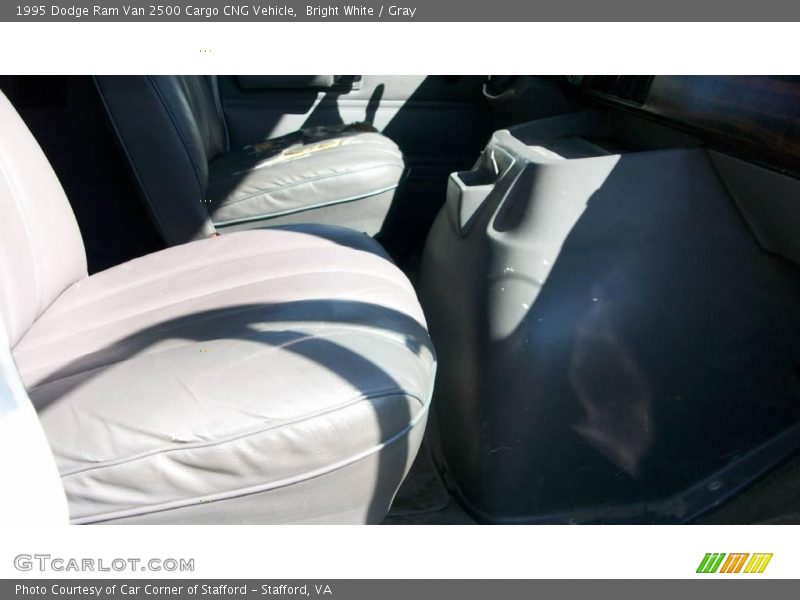 Bright White / Gray 1995 Dodge Ram Van 2500 Cargo CNG Vehicle