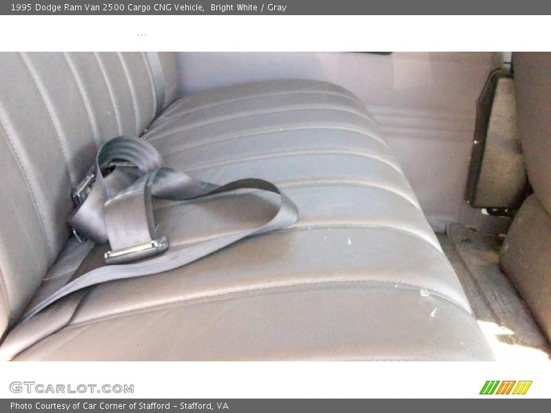 Bright White / Gray 1995 Dodge Ram Van 2500 Cargo CNG Vehicle