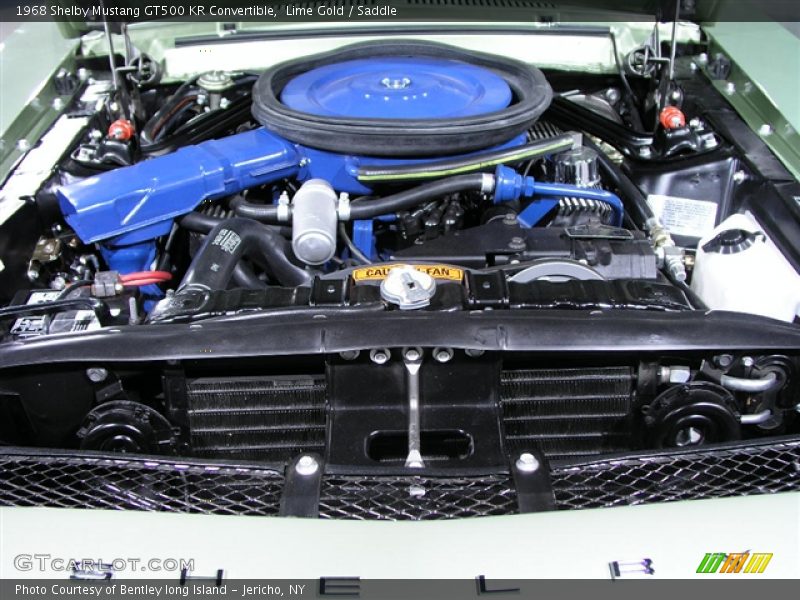  1968 Mustang GT500 KR Convertible Engine - 428 ci. CJ V8