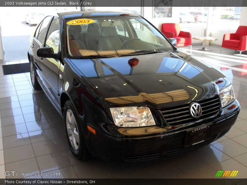 Black / Grey 2003 Volkswagen Jetta GLS Sedan