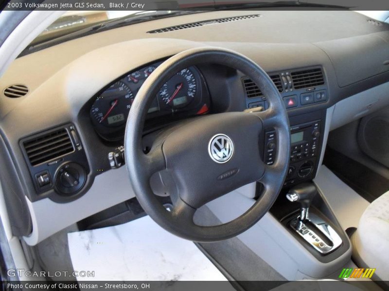 Black / Grey 2003 Volkswagen Jetta GLS Sedan