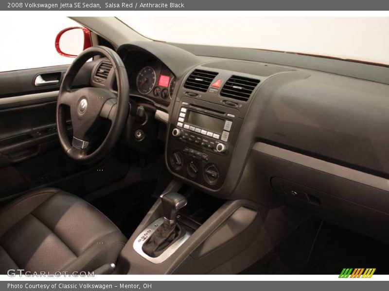 Salsa Red / Anthracite Black 2008 Volkswagen Jetta SE Sedan