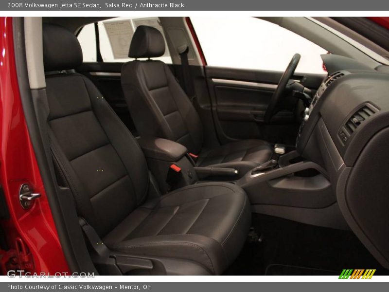 Salsa Red / Anthracite Black 2008 Volkswagen Jetta SE Sedan