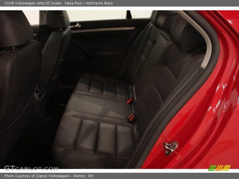 Salsa Red / Anthracite Black 2008 Volkswagen Jetta SE Sedan