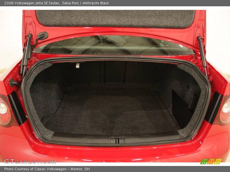 Salsa Red / Anthracite Black 2008 Volkswagen Jetta SE Sedan