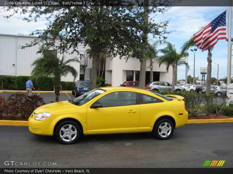 Rally Yellow / Gray 2006 Chevrolet Cobalt LS Coupe