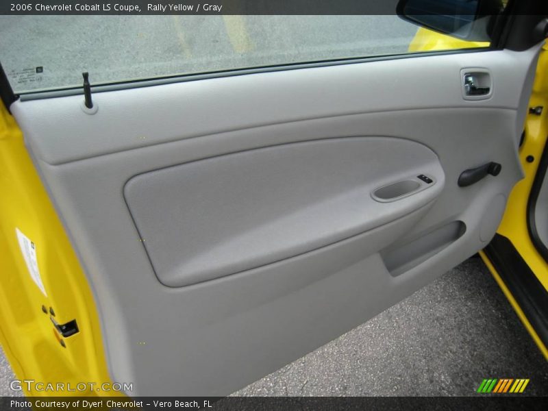 Rally Yellow / Gray 2006 Chevrolet Cobalt LS Coupe