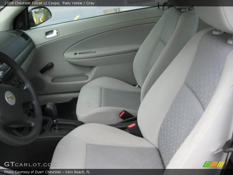 Rally Yellow / Gray 2006 Chevrolet Cobalt LS Coupe