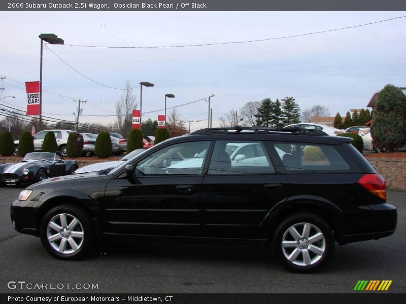 Obsidian Black Pearl / Off Black 2006 Subaru Outback 2.5i Wagon