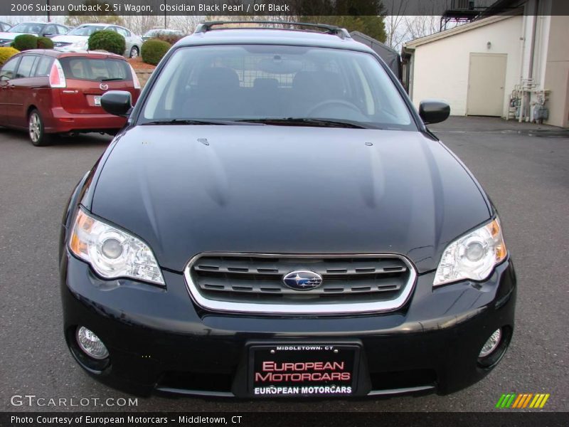Obsidian Black Pearl / Off Black 2006 Subaru Outback 2.5i Wagon