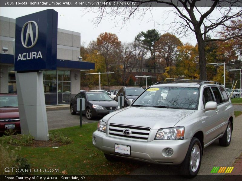 Millenium Silver Metallic / Ash Gray 2006 Toyota Highlander Limited 4WD