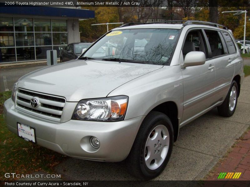 Millenium Silver Metallic / Ash Gray 2006 Toyota Highlander Limited 4WD