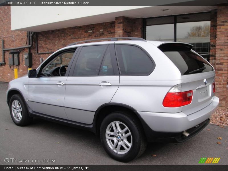 Titanium Silver Metallic / Black 2006 BMW X5 3.0i