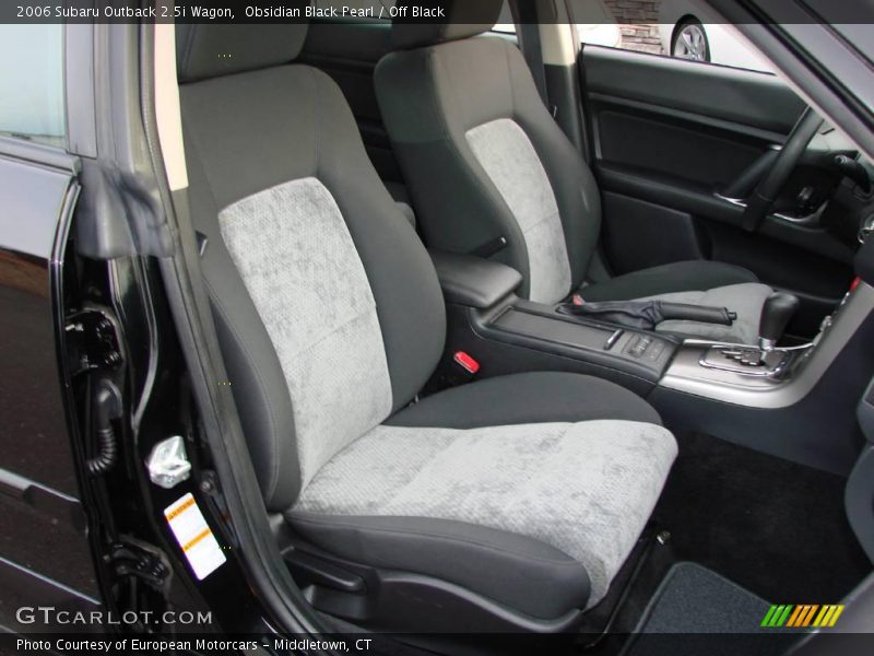 Obsidian Black Pearl / Off Black 2006 Subaru Outback 2.5i Wagon