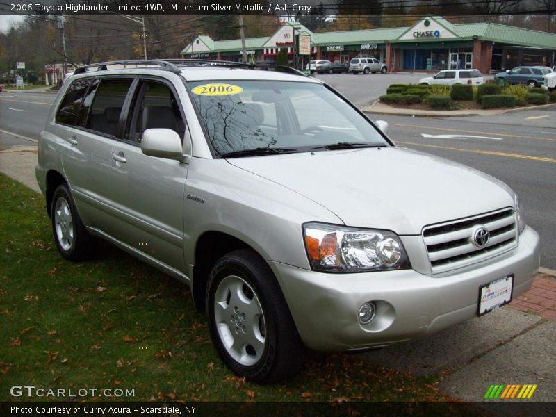 Millenium Silver Metallic / Ash Gray 2006 Toyota Highlander Limited 4WD