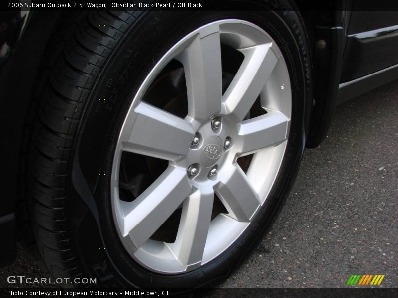 Obsidian Black Pearl / Off Black 2006 Subaru Outback 2.5i Wagon