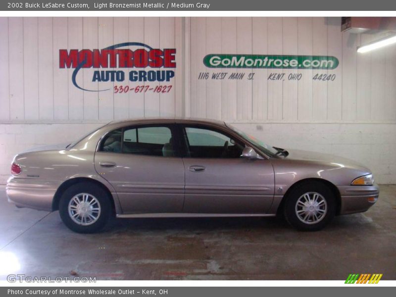 Light Bronzemist Metallic / Medium Gray 2002 Buick LeSabre Custom