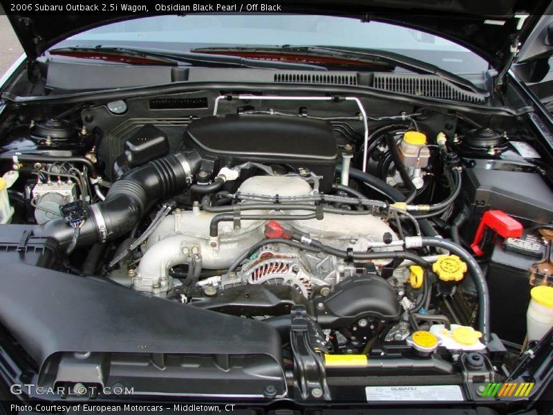 Obsidian Black Pearl / Off Black 2006 Subaru Outback 2.5i Wagon