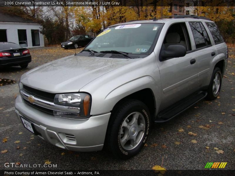 Silverstone Metallic / Light Gray 2006 Chevrolet TrailBlazer LS 4x4