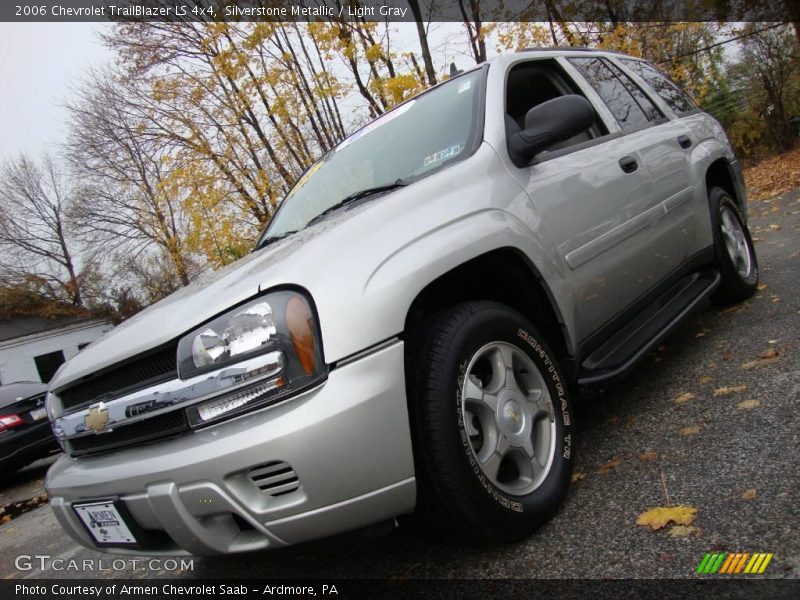 Silverstone Metallic / Light Gray 2006 Chevrolet TrailBlazer LS 4x4