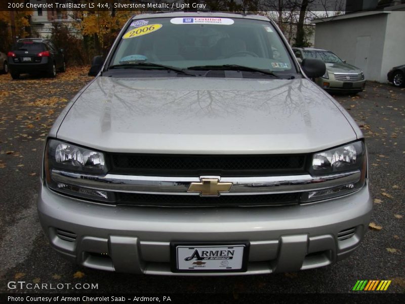 Silverstone Metallic / Light Gray 2006 Chevrolet TrailBlazer LS 4x4