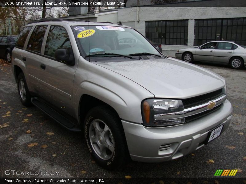 Silverstone Metallic / Light Gray 2006 Chevrolet TrailBlazer LS 4x4