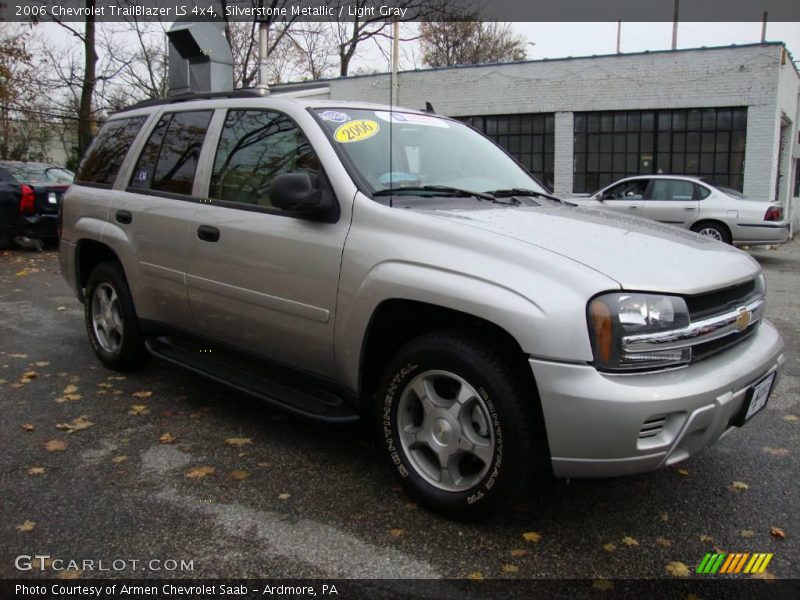 Silverstone Metallic / Light Gray 2006 Chevrolet TrailBlazer LS 4x4