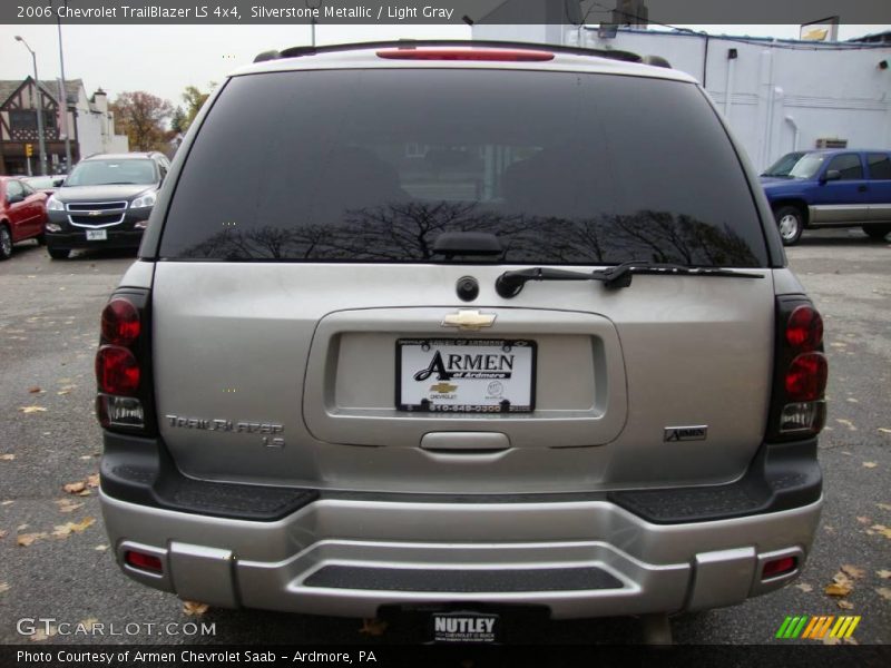 Silverstone Metallic / Light Gray 2006 Chevrolet TrailBlazer LS 4x4
