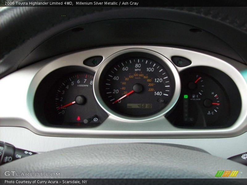 Millenium Silver Metallic / Ash Gray 2006 Toyota Highlander Limited 4WD