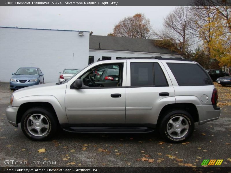 Silverstone Metallic / Light Gray 2006 Chevrolet TrailBlazer LS 4x4