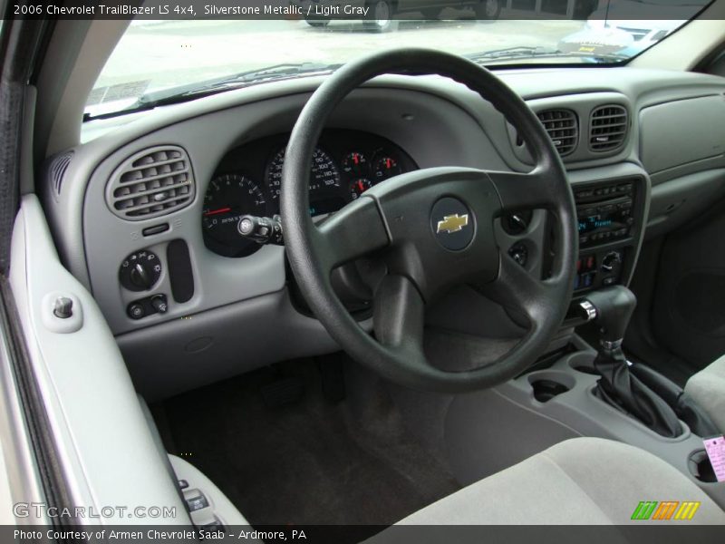 Silverstone Metallic / Light Gray 2006 Chevrolet TrailBlazer LS 4x4
