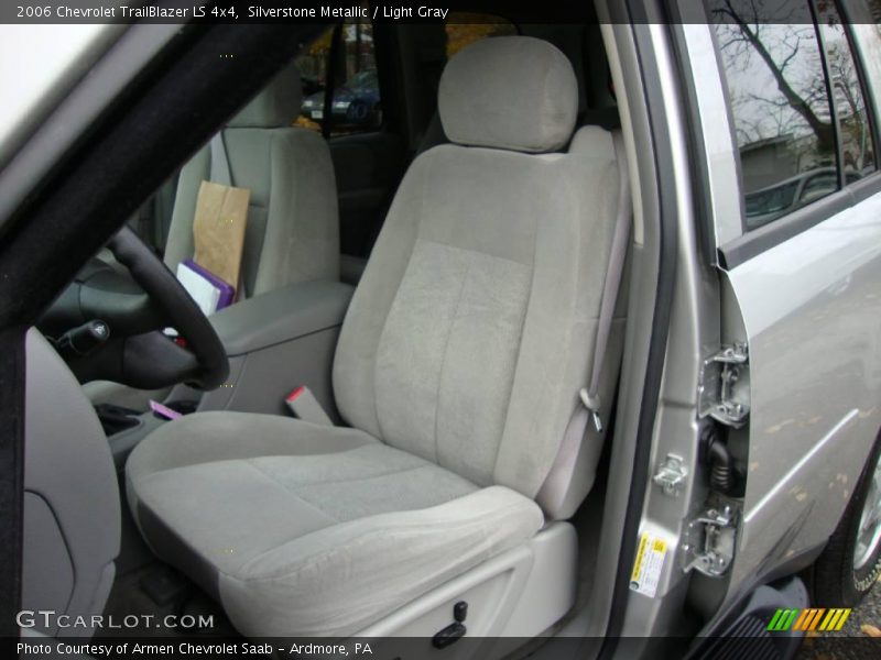 Silverstone Metallic / Light Gray 2006 Chevrolet TrailBlazer LS 4x4