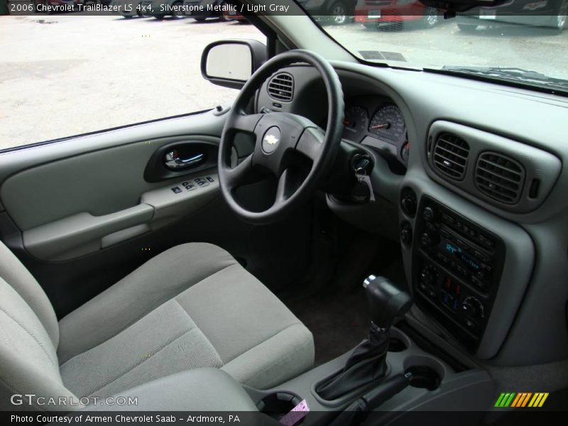 Silverstone Metallic / Light Gray 2006 Chevrolet TrailBlazer LS 4x4