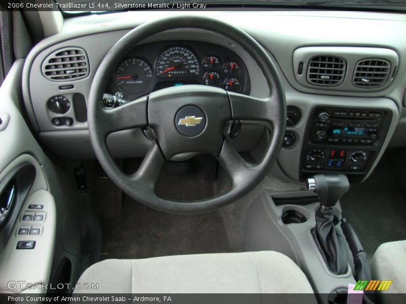 Silverstone Metallic / Light Gray 2006 Chevrolet TrailBlazer LS 4x4