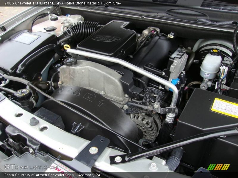 Silverstone Metallic / Light Gray 2006 Chevrolet TrailBlazer LS 4x4