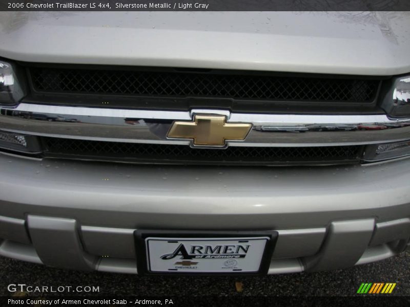 Silverstone Metallic / Light Gray 2006 Chevrolet TrailBlazer LS 4x4