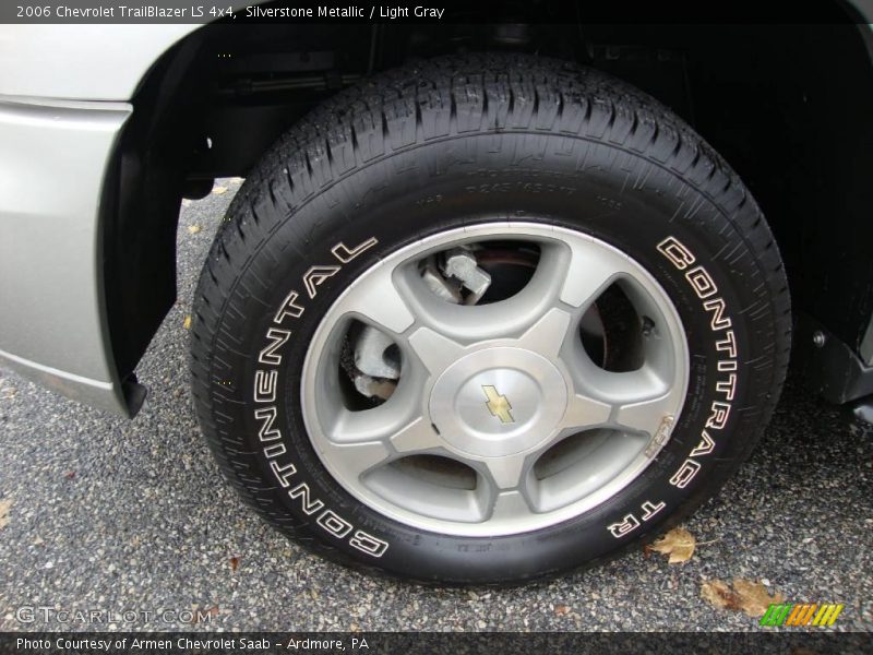 Silverstone Metallic / Light Gray 2006 Chevrolet TrailBlazer LS 4x4