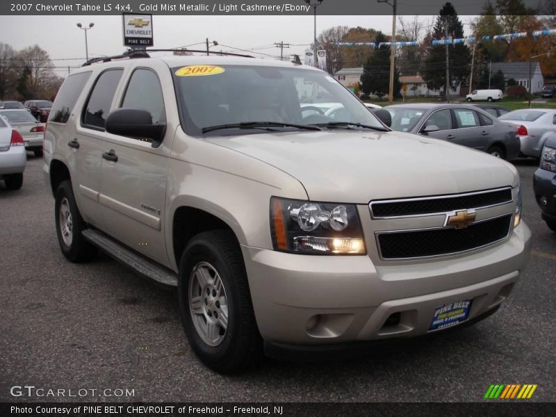 Gold Mist Metallic / Light Cashmere/Ebony 2007 Chevrolet Tahoe LS 4x4