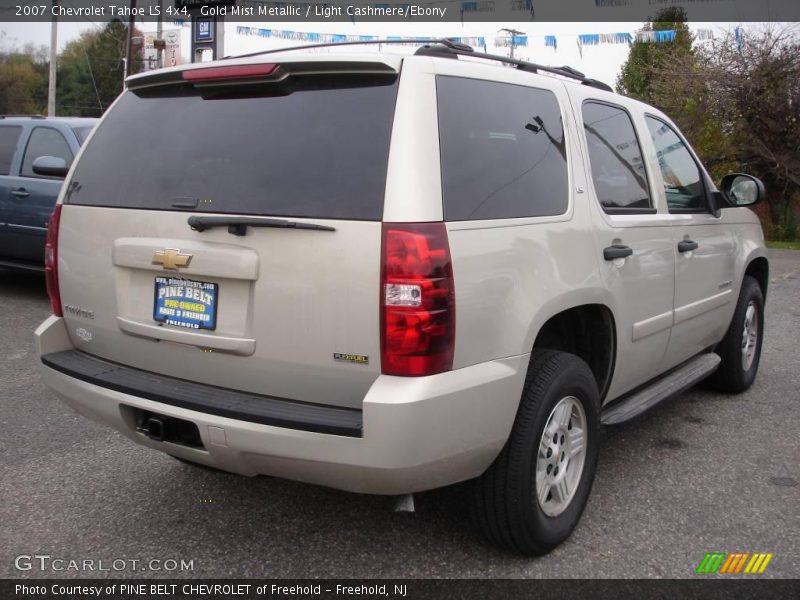 Gold Mist Metallic / Light Cashmere/Ebony 2007 Chevrolet Tahoe LS 4x4