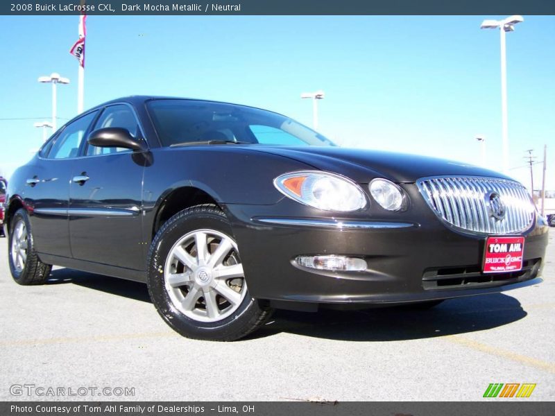 Dark Mocha Metallic / Neutral 2008 Buick LaCrosse CXL