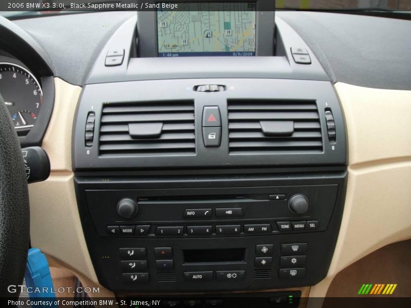 Black Sapphire Metallic / Sand Beige 2006 BMW X3 3.0i
