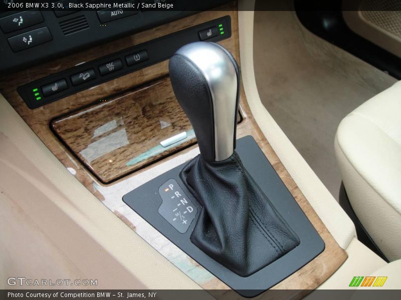Black Sapphire Metallic / Sand Beige 2006 BMW X3 3.0i