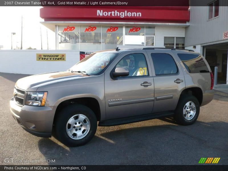 Gold Mist Metallic / Light Cashmere/Ebony 2007 Chevrolet Tahoe LT 4x4