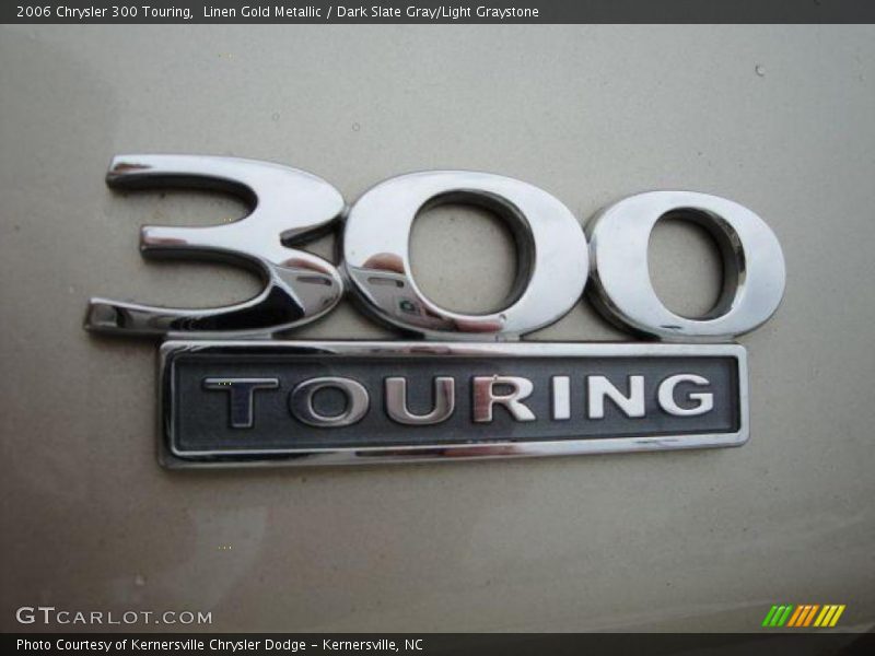 Linen Gold Metallic / Dark Slate Gray/Light Graystone 2006 Chrysler 300 Touring