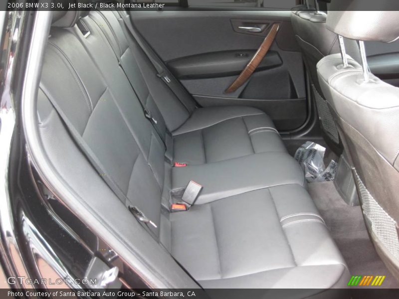 Jet Black / Black Montana Leather 2006 BMW X3 3.0i