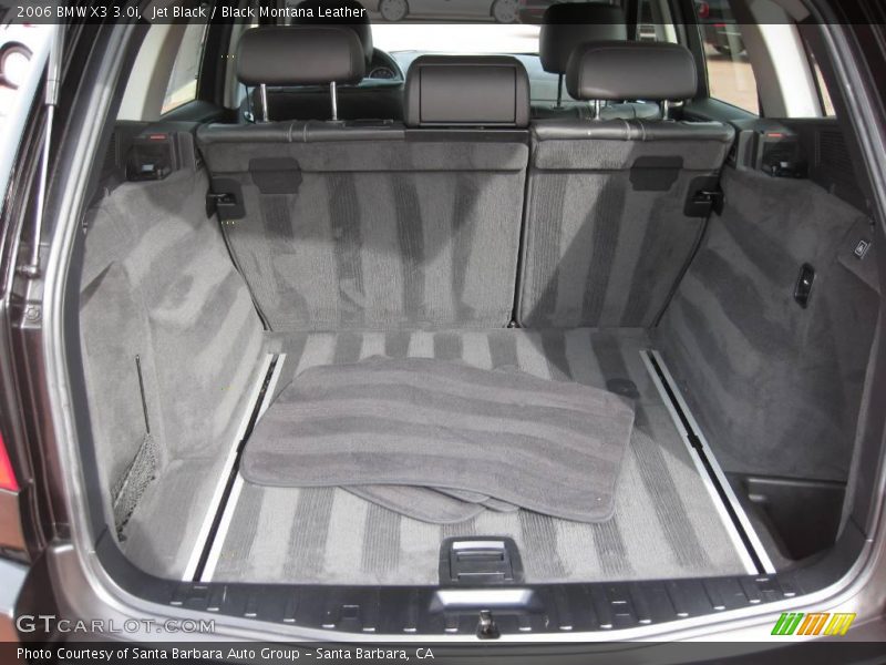 Jet Black / Black Montana Leather 2006 BMW X3 3.0i