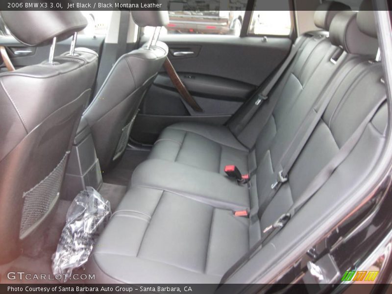 Jet Black / Black Montana Leather 2006 BMW X3 3.0i