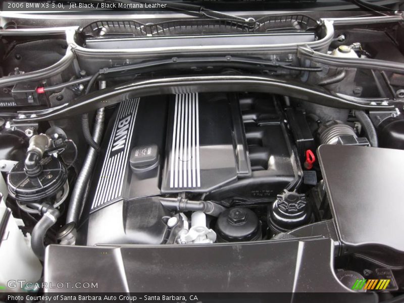 Jet Black / Black Montana Leather 2006 BMW X3 3.0i
