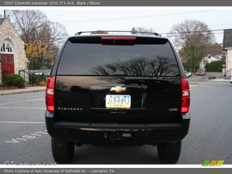 Black / Ebony 2007 Chevrolet Suburban 1500 Z71 4x4