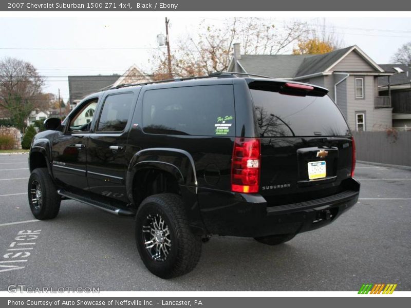 Black / Ebony 2007 Chevrolet Suburban 1500 Z71 4x4